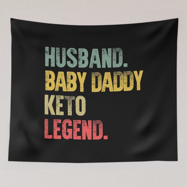 Item preview, Funny Men Vintage T Shirt Husband Baby Daddy Keto Legend designed and sold by Bendthetrend.