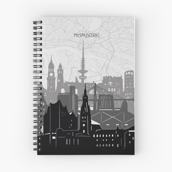 Item preview, hamburg skyline designed and sold by BekimART2.