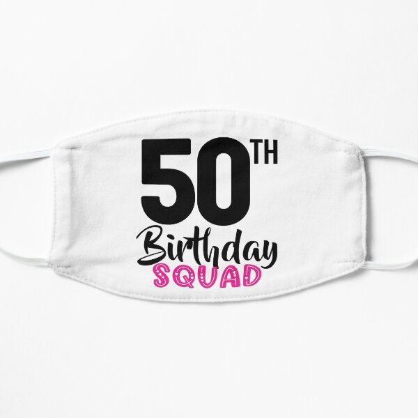 50th Birthday Squad Mask