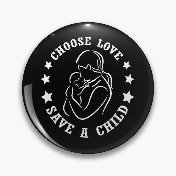 Item preview, Choose love save a child / white protection design for child lover designed and sold by greatatlas.