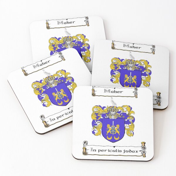 Item preview, Maher Family Crest and Motto designed and sold by Hibernia29.