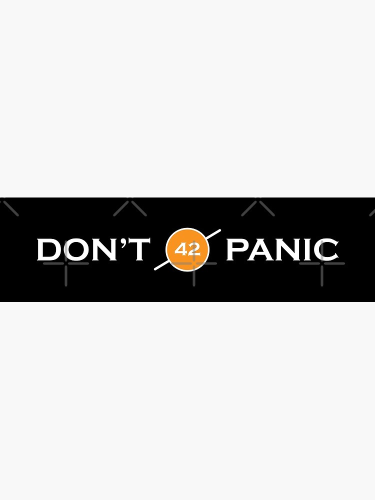 Don't Panic - Hitchhikers Guide | Greeting Card