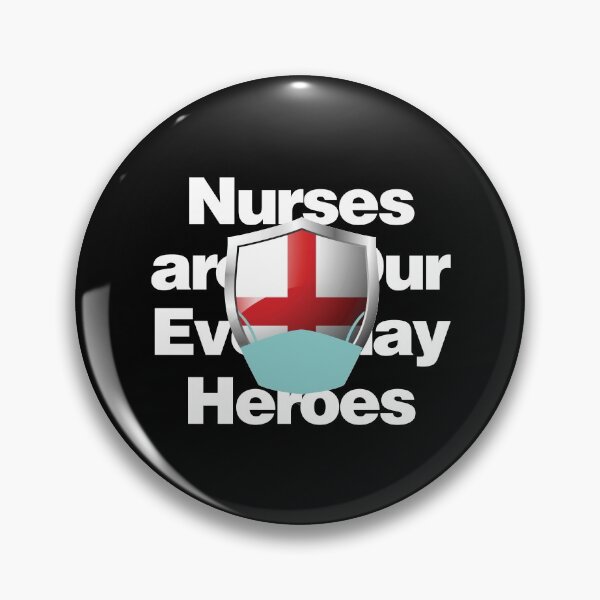 Item preview, England Nurses are Everyday Heroes designed and sold by HelloFromAja.
