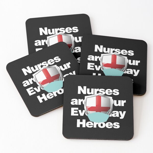 Item preview, England Nurses are Everyday Heroes designed and sold by HelloFromAja.