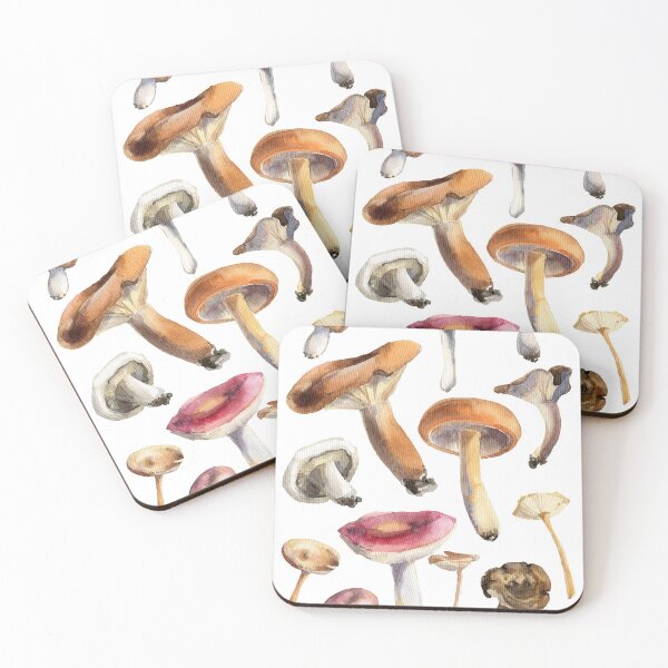 Item preview, Watercolor set of forest mushrooms. designed and sold by TatianaKa.