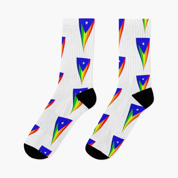 Item preview, Puerto Rico Gay LGBT pride Flag Boricua designed and sold by Rustic Valley Studio.