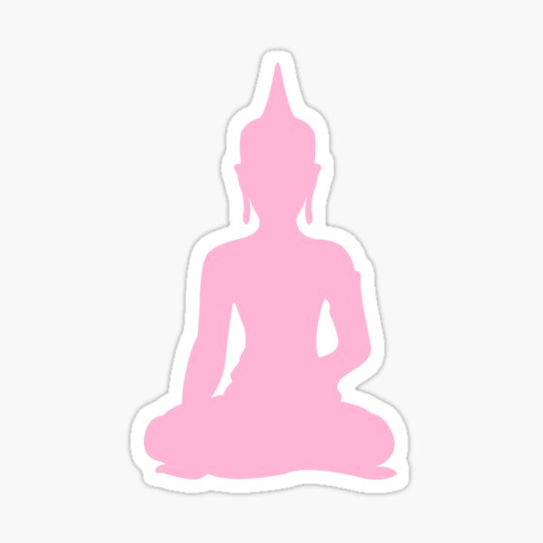 Pastel Candy Buddha Sticker