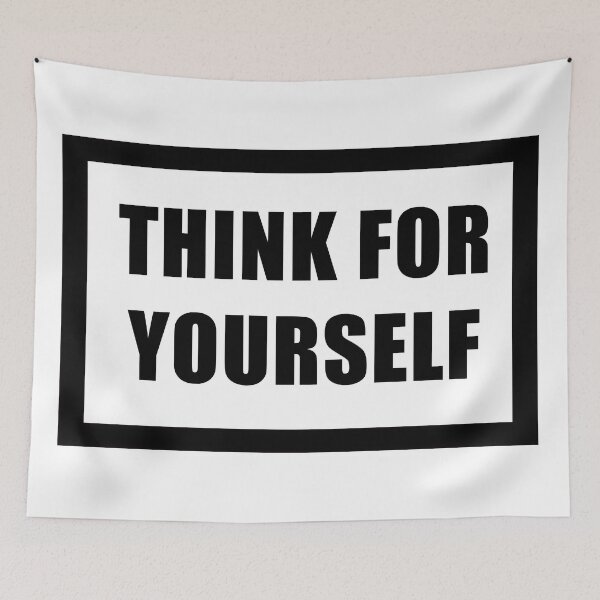 Item preview, Think for yourself - Truther designed and sold by ArtOfRebellion.