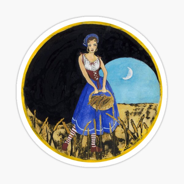 Virgo Zodiac Sign Sticker