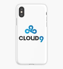 High Res Cloud 9 Logo White iPhone Case