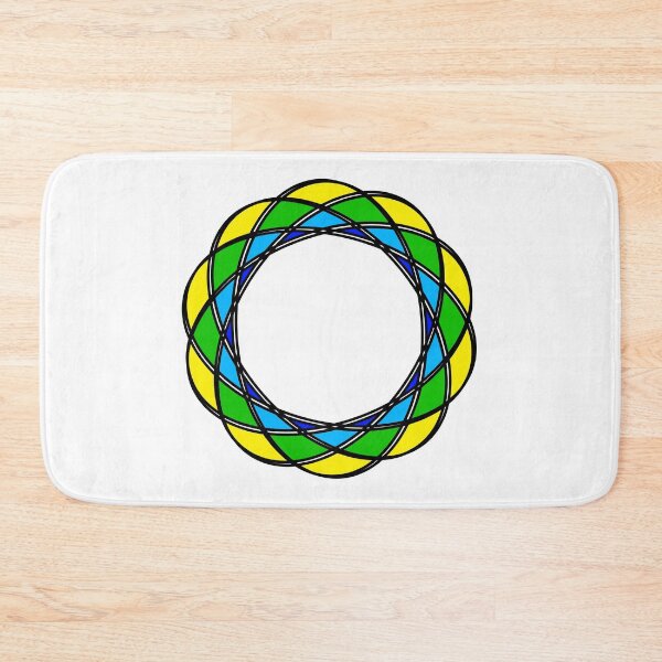 Item preview, Elliptical Spiral Pattern (Blue Green Yellow) designed and sold by AJ505.