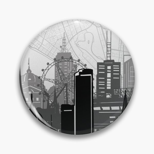 Artikelvorschau, Melbourne Skyline entworfen und verkauft von BekimART2.