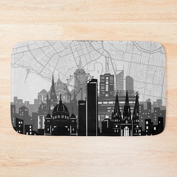 Item preview, melbourne skyline designed and sold by BekimART2.