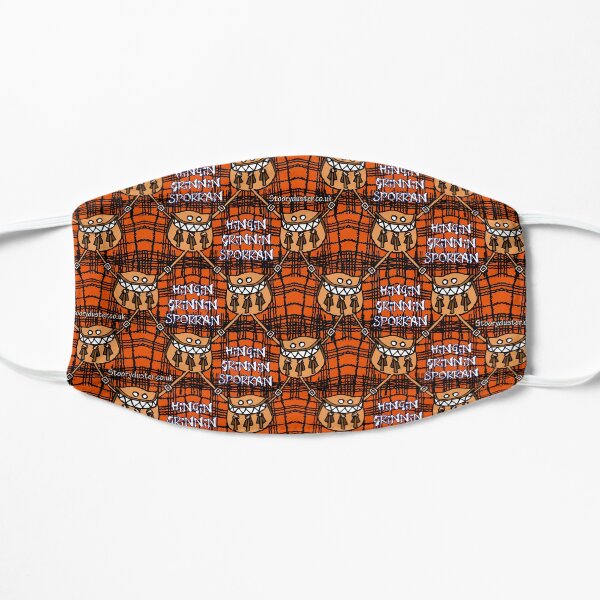 Hingin Grinning Sporran Orange Mask. Flat Mask