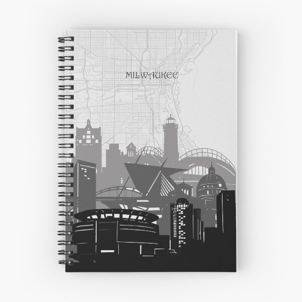 Item preview, milwaukee skyline designed and sold by BekimART2.