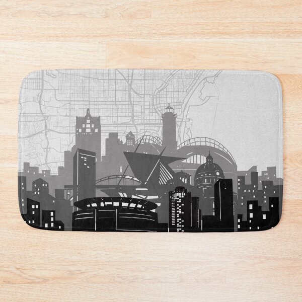 Item preview, milwaukee skyline designed and sold by BekimART2.