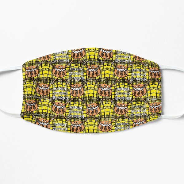 Hingin Grinning Sporran Yellow Mask. Flat Mask