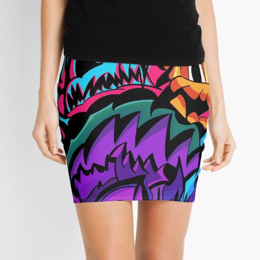 Neon Cesspool Mini Skirt