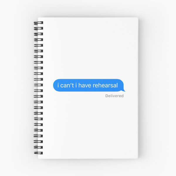 Item preview, I Can’t I Have Rehearsal (Lowercase) designed and sold by DulceDesigns.