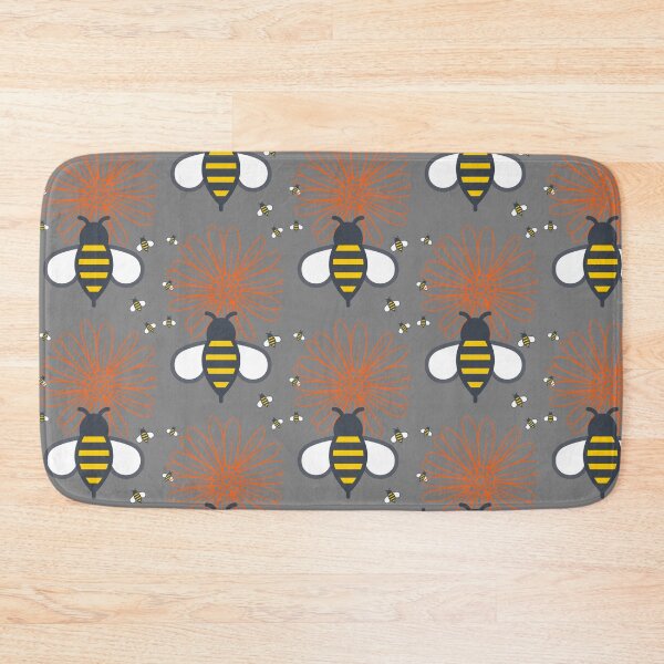 Item preview, Bees in the flower garden  designed and sold by Tonyasartprints.
