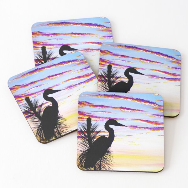 Item preview, Heron Sunset designed and sold by PaintedbyCarol.