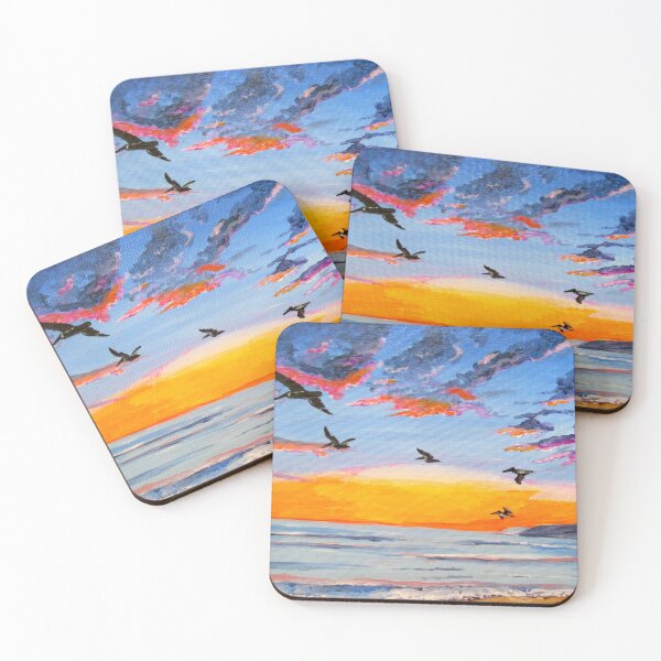 Item preview, Pelican Sunset designed and sold by PaintedbyCarol.