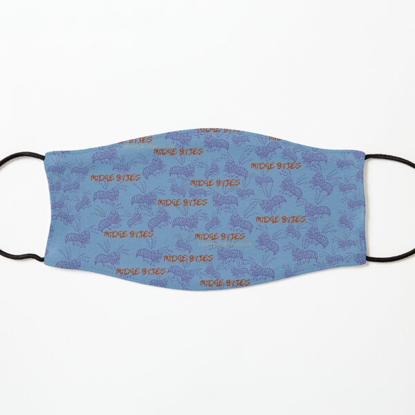 Midge Bytes Blue Mask. Kids Mask