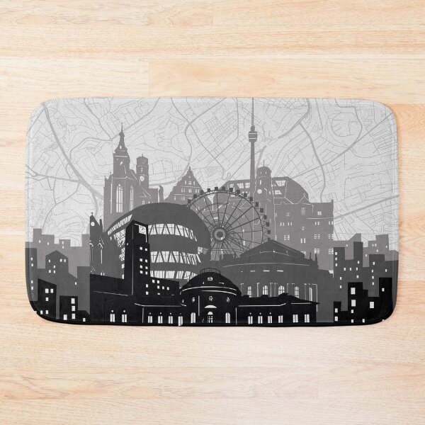 Item preview, stuttgart skyline designed and sold by BekimART2.