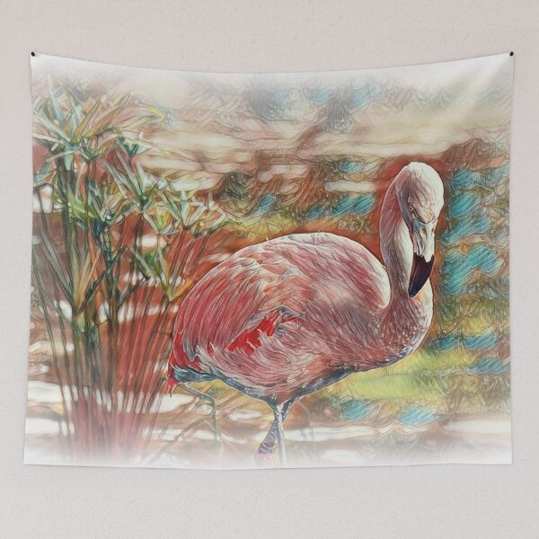 Item preview, Fancy Flamingo designed and sold by ReneeKennedy.