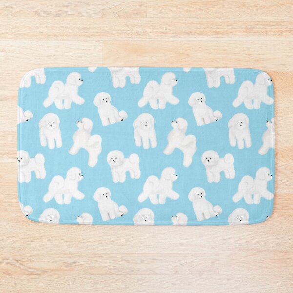 Item preview, Bichon Frise Pattern (Blue Background) designed and sold by illucalliart.