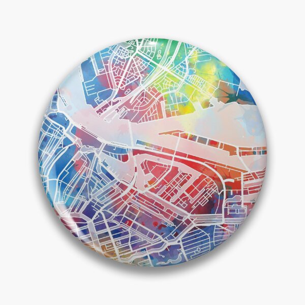 Item preview, amsterdam map designed and sold by BekimART2.