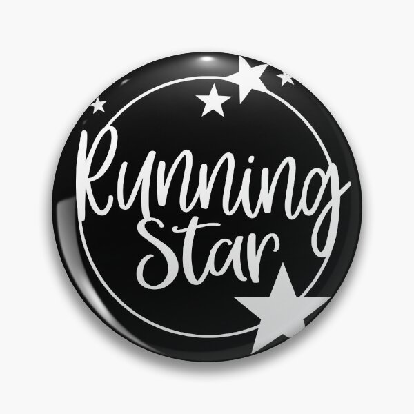 Item preview, Running Star Cool Sport Design in White Jogging Running Running Sport Gift designed and sold by MadandMean.