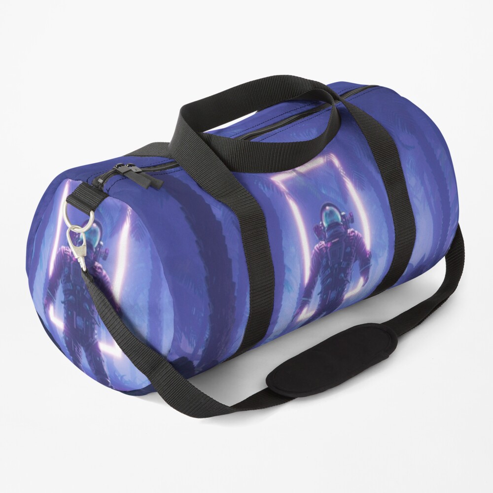 Lost In The Neon Jungle Duffle Bag