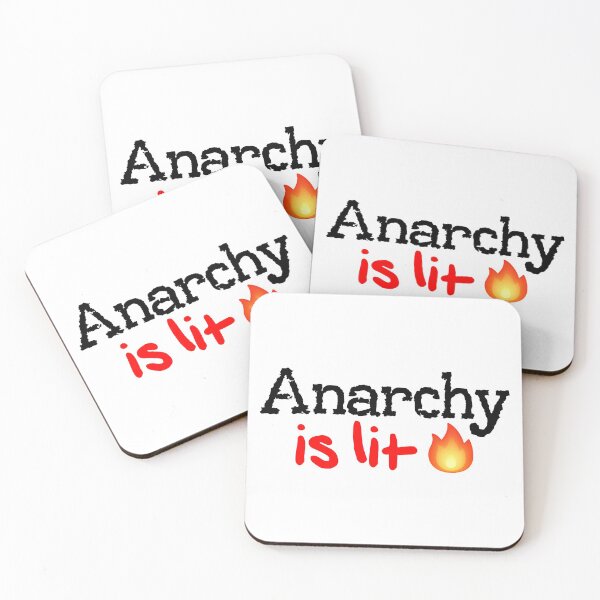 Item preview, Anarchy is Lit! designed and sold by DoodleDashCollective.