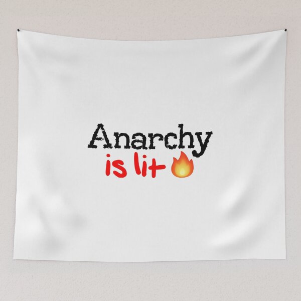 Item preview, Anarchy is Lit! designed and sold by DoodleDashCollective.