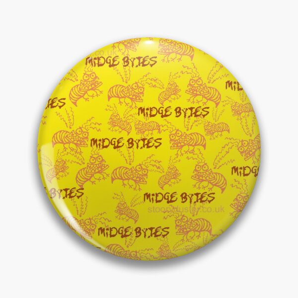 Midge Bytes Yellow Mask. Pin