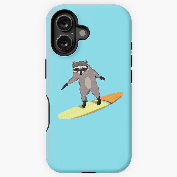 Item preview, Surfing Raccoon designed and sold by j2vez.