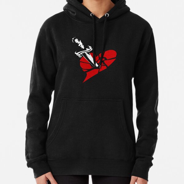 Heart and dagger Pullover Hoodie