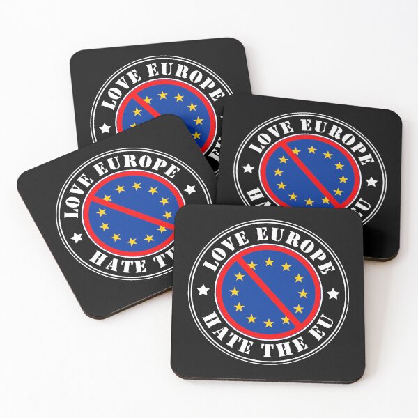 Item preview, Love Europe but Hate EU - Anti EU stamp designed and sold by GeogDesigns.