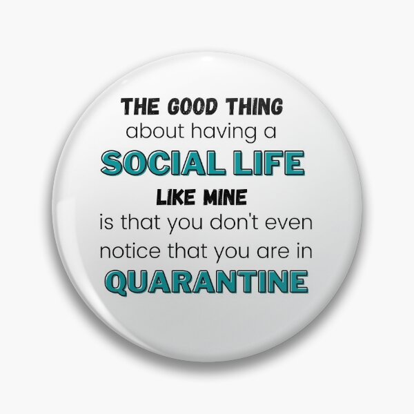 Item preview, Social life like quarantine designed and sold by INTROVERT-STORE.