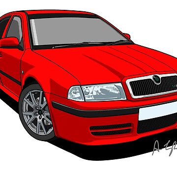 Artwork thumbnail, Czech Republic RS Rally Sport - Corrida Red by MotorNation.net