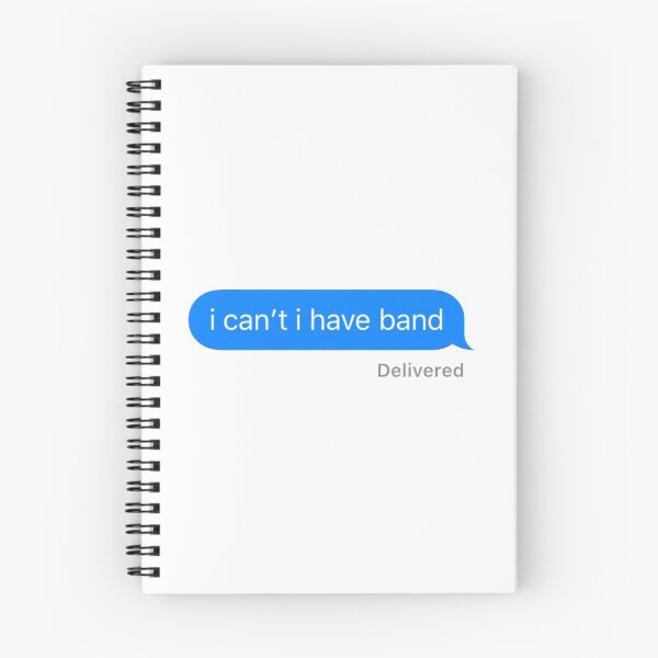 Item preview, I Can’t I Have Band (Lowercase) designed and sold by DulceDesigns.