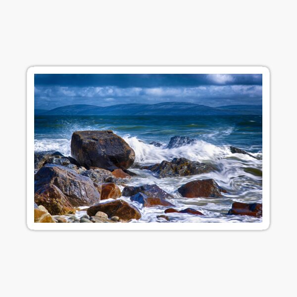 Galway Bay Waves Sticker