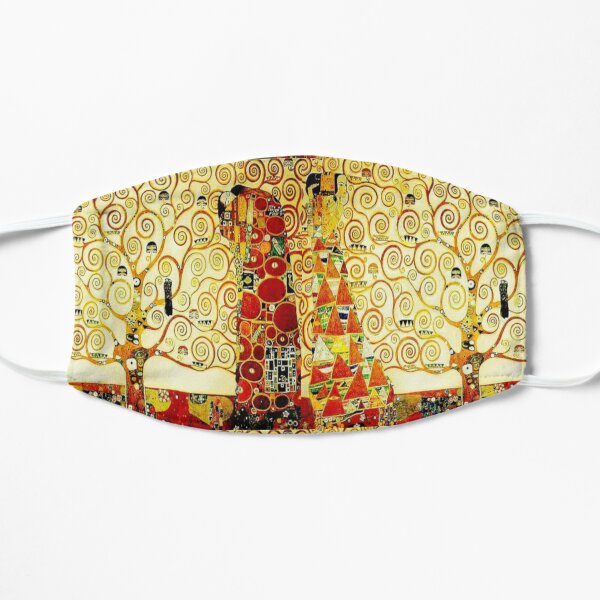 "The Tree of Life" by Gustav Klimt | Art Nouveau Symbolism Flat Mask