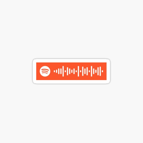 Ed Sheeran Spotify Artist Code Sticker
