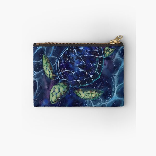 Item preview, Nebula turtle swimming through the milky way designed and sold by poki-art.