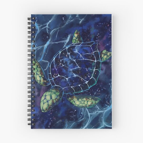 Item preview, Nebula turtle swimming through the milky way designed and sold by poki-art.