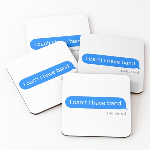 Item preview, I Can’t I Have Band (Uppercase) designed and sold by DulceDesigns.