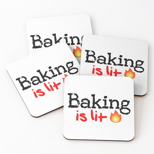 Item preview, Baking is Lit! designed and sold by DoodleDashCollective.