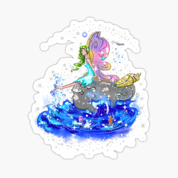 Blue Sea Mist The Seaside Fairy™ Sticker